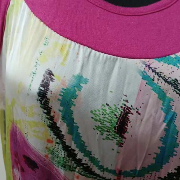 pink butterfly dress / robe papillon rose - Picture 3 of 4